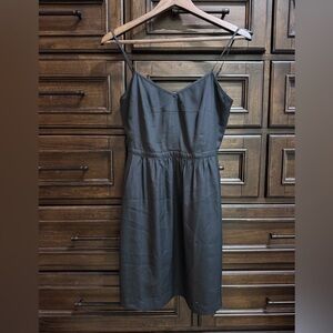 J. Crew Black Strapless Dress with Pockets